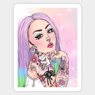 Rainbow Babe Sticker